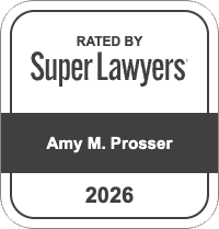 Rated by Super Lawyers | Amy M. Prosser | 2026