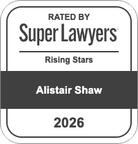 Rated by Super Lawyers | Alistair Shaw | 2026