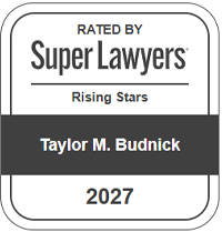 Rated By SuperLawyers | Rising Stars | Taylor M. Budnick | 2027